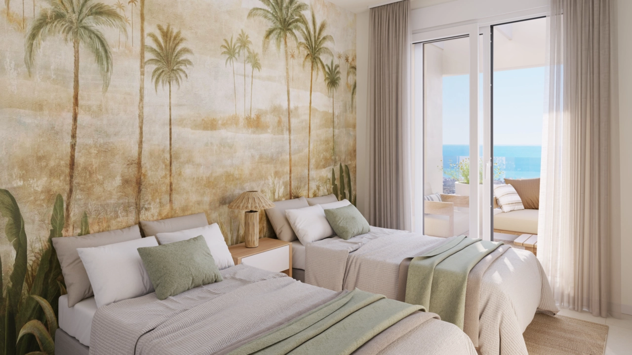 Komfortable gæstesoveværelser er fyldt med lys og tilbyder udsigt samt en rolig atmosfære.