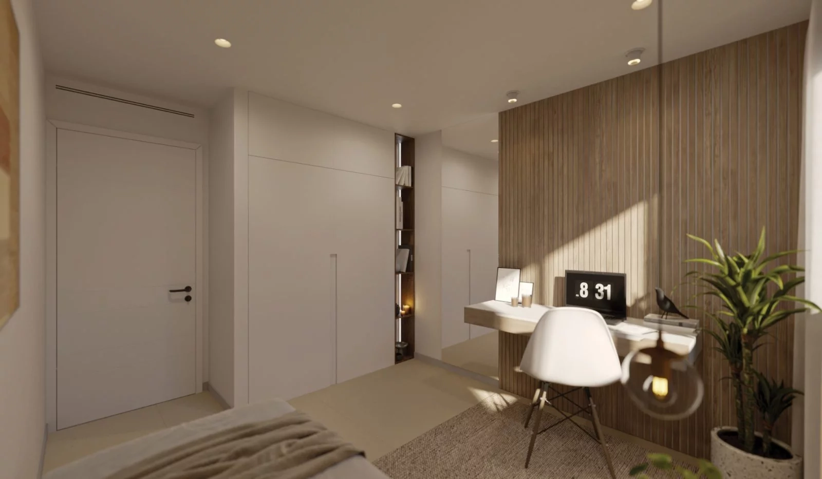 Alsidige rum, der kan tilpasses din livsstil, perfekte til et hjemmekontor.