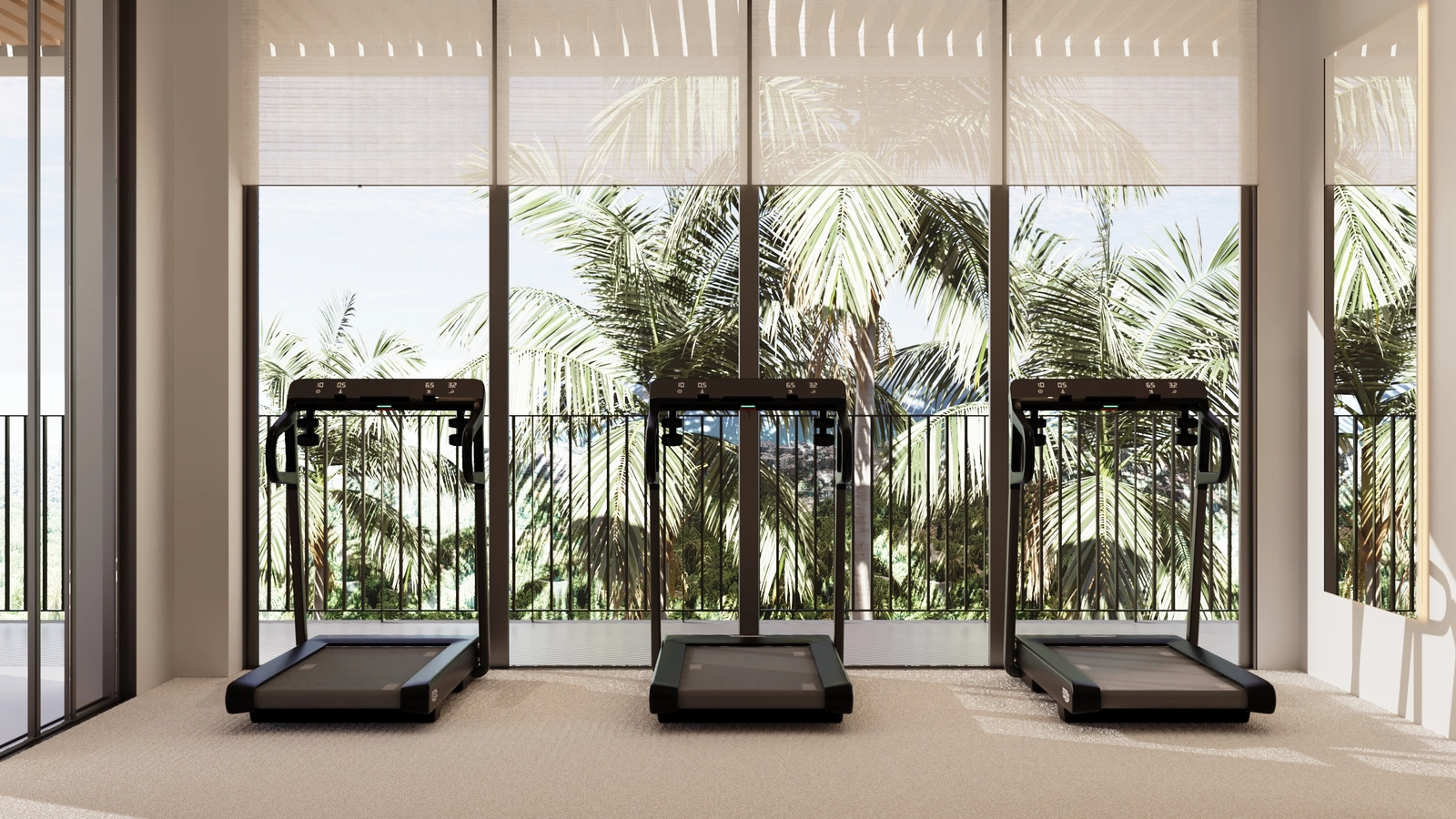 Hold dig aktiv i det fuldt udstyrede fitnesscenter med inspirerende naturskønne udsigter.