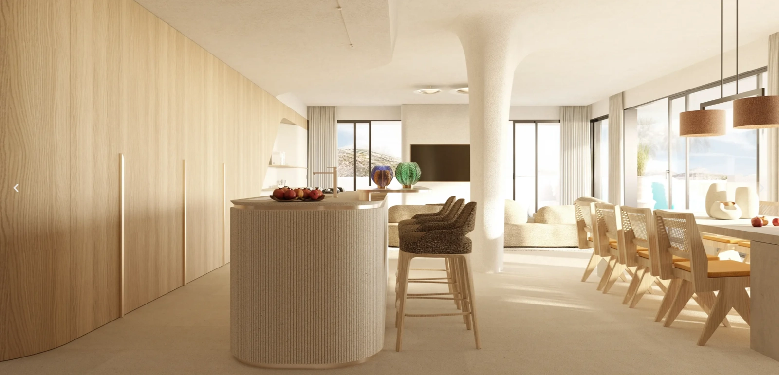 Moderne arkitektur definerer Carat, og smelter sømløst sammen med Costa del Sols naturlige landskab.