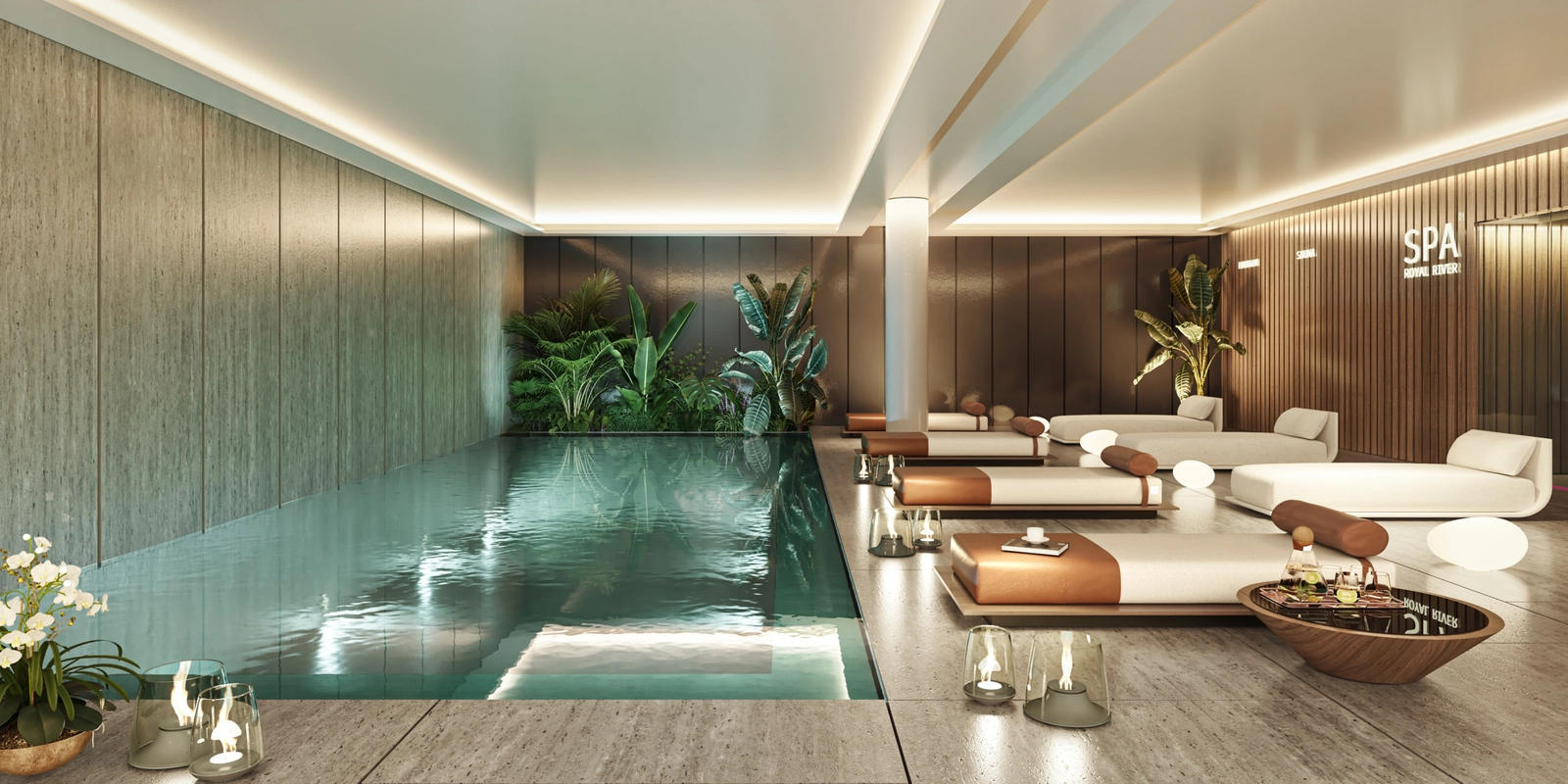 Den store terrasse tilbyder et privat fristed, hvor man kan nyde panoramaudsigt over havet og Costa del Sol.