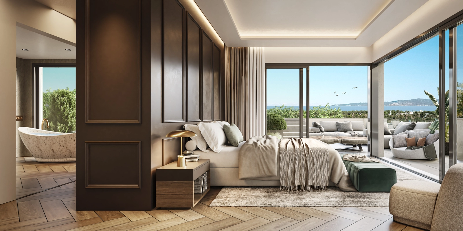 Elegante badeværelser har materialer af høj kvalitet og moderne design, der skaber en spa-lignende atmosfære i dit eget hjem.