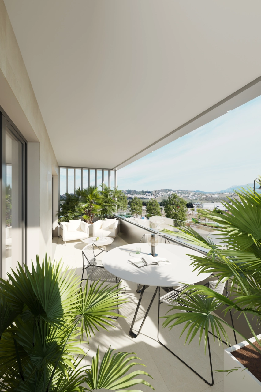 Nyd panoramaudsigt over Costa del Sol og middelhavsbrisen fra din private terrasse.