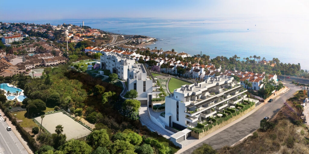 En fantastisk udsigt over ejendommens førsteklasses beliggenhed, kun få øjeblikke fra Middelhavet.