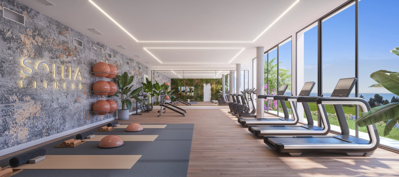 Hold dig aktiv i det fuldt udstyrede, topmoderne fitnesscenter med inspirerende udsigt.