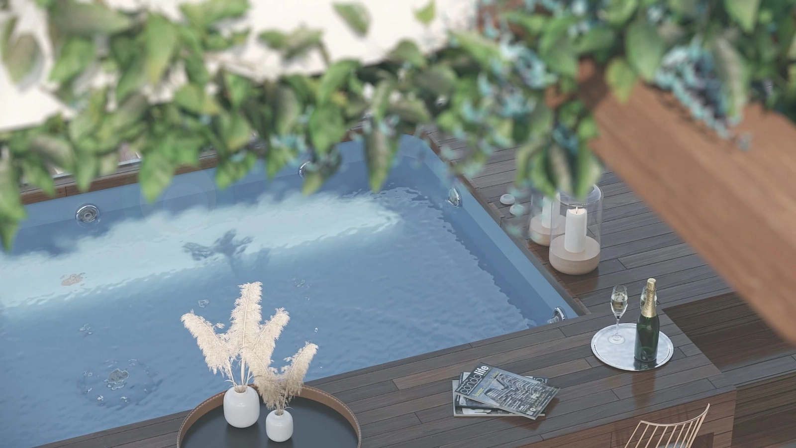 Din private swimmingpool på tagterrassen, et perfekt tilflugtssted til afslapning og nydelse af den varme spanske sol.