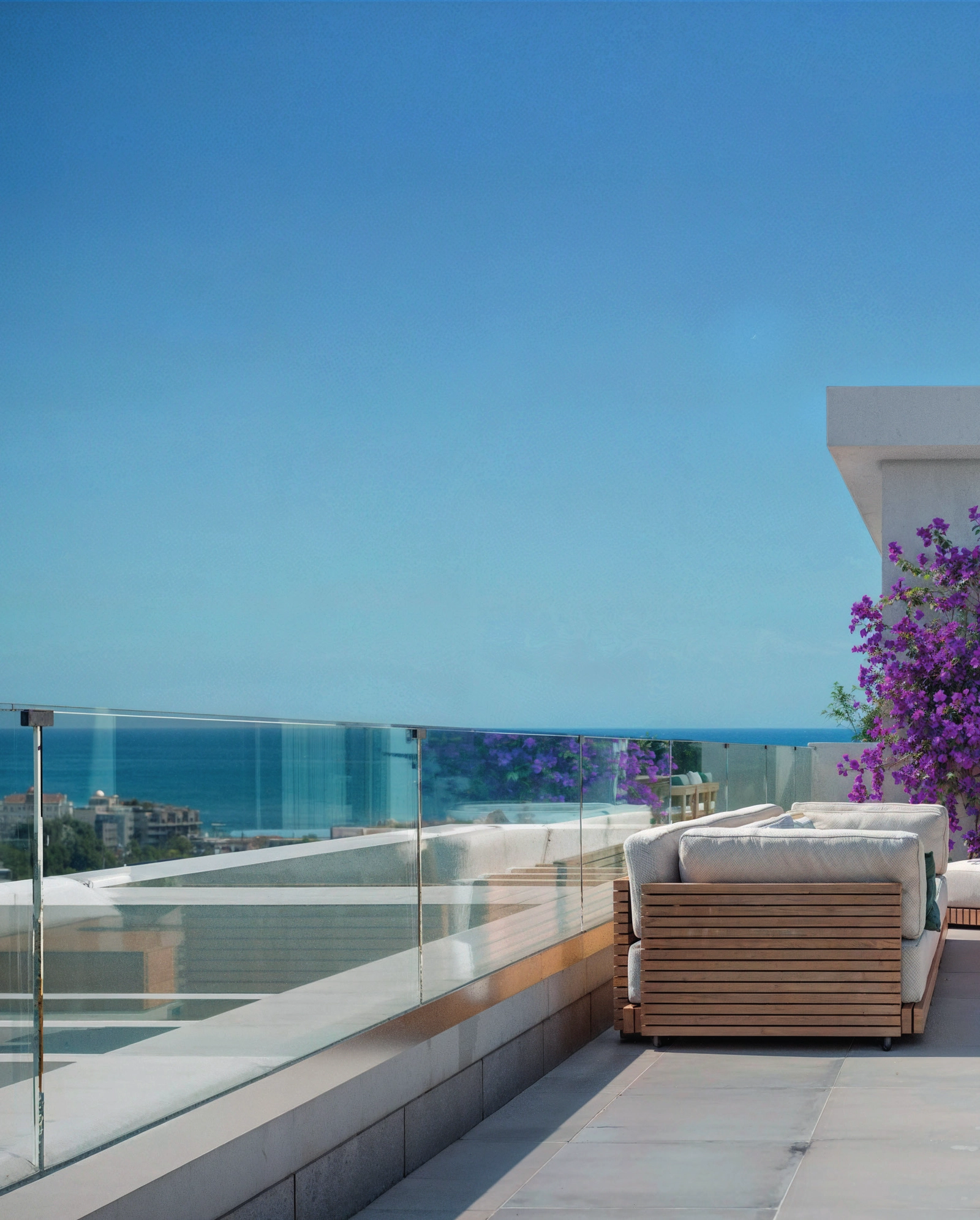 Lejlighederne er designet til at maksimere udsigt og naturligt lys.